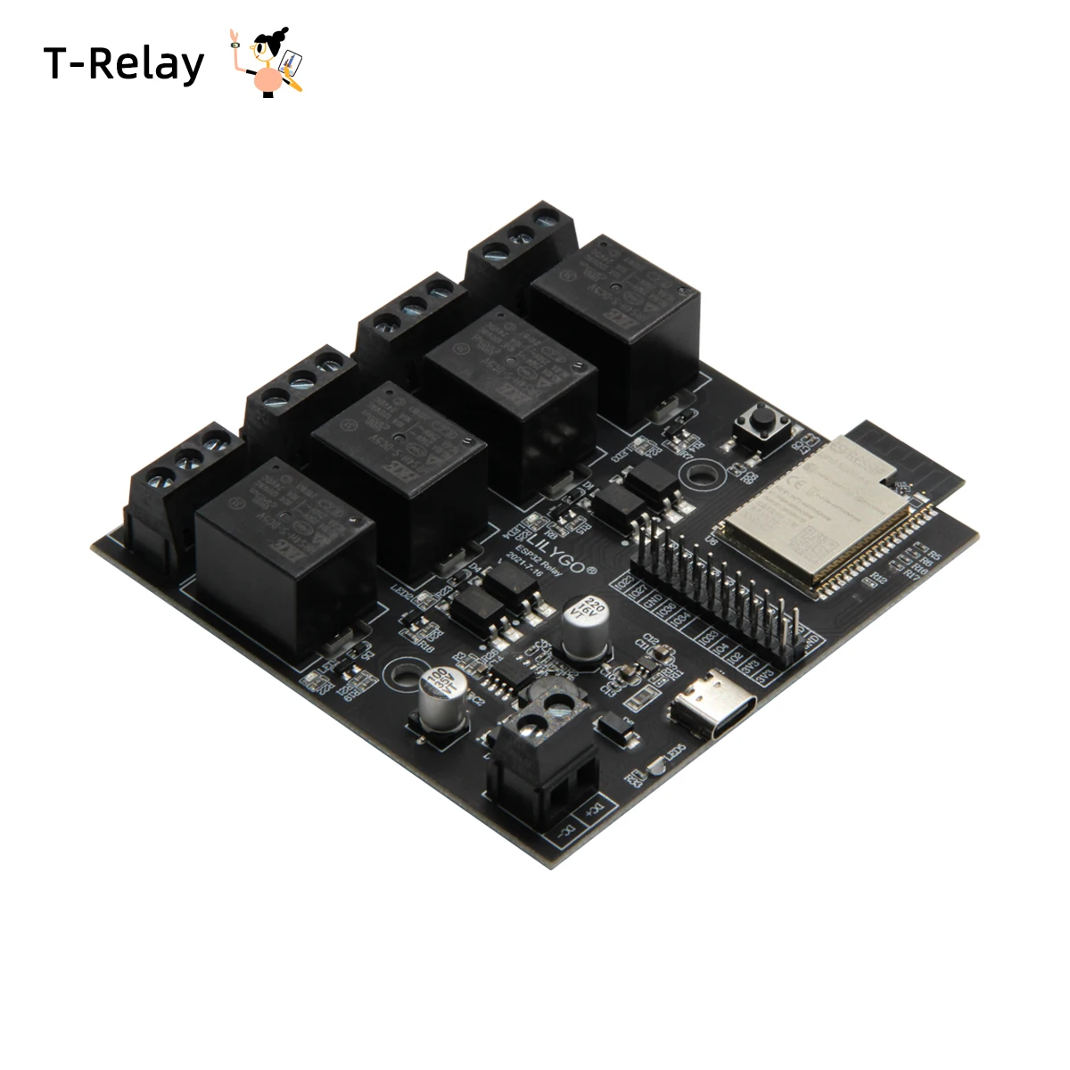 Lilygo® T-Relay Esp32 Modulo Relè Dc 5V 4/8 Canali Optoaccoppiatore Relè Scheda Di Sviluppo Wireless Smart Remote Switch Control