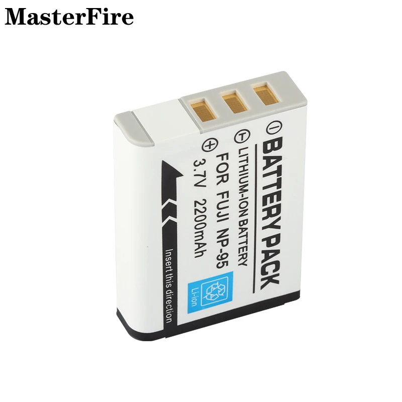 Batteria 10X3.7V 2200Mah Np-95 Np95 Per Fujifilm Finepix F30 Zoom, Finepix F31Fd, Finepix Real 3D W1, X-S1, X100T Batterie