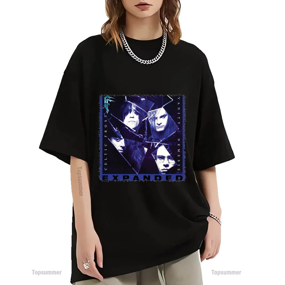 Vanity / Nemesis Album T Shirt Celtic Frost Tour T-Shirt Coppie Vintage Harajuku Stampa Grafica Magliette Cotone Top