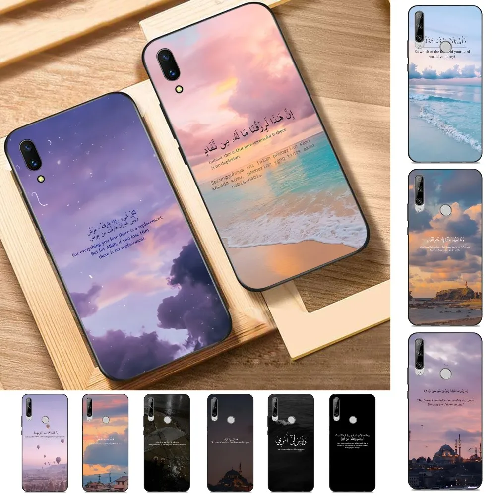 Citazioni Di Testo Citazioni Islamiche Custodia Per Telefono Per Huawei Y9 6 7 5 Prime Enjoy 7S 7 8 Plus 7A 9E 9Plus 8E Lite Psmart Shell