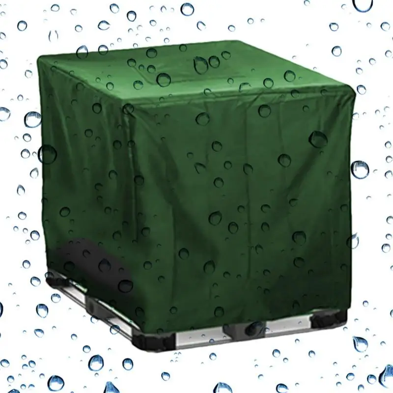 Ton Barrel Ibc Tank Cover Heavy Duty Ibc Rain Barrel Cover Per 275 Galloni 1000L Ibc Tank Container Ibc Tote Cover Ibc Container