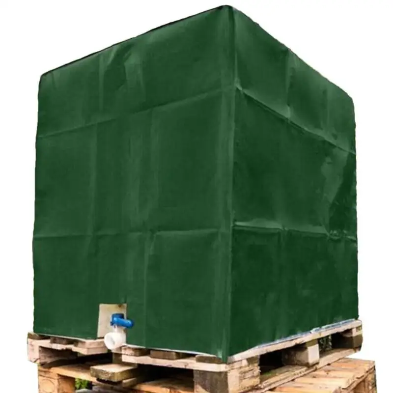 Coperchio Del Serbatoio Dell'Acqua Coperchio Del Barilotto Di Pioggia Ibc Per Impieghi Gravosi Per 275 Galloni 1000L Ibc Tank Container Ibc Tote Cover