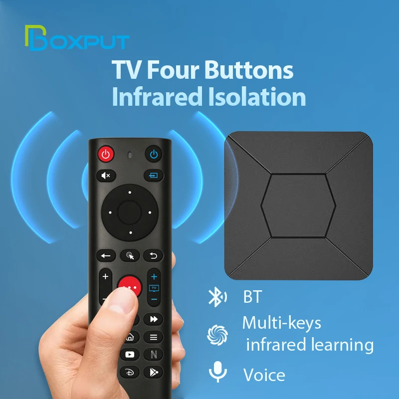 Remoto Atv3 Smart Remote Control Con Supporto Vocale Ir Learning Only Pairings Per Iatv Q5 Mini Tv Box E Iatv Q3 Tv Stick
