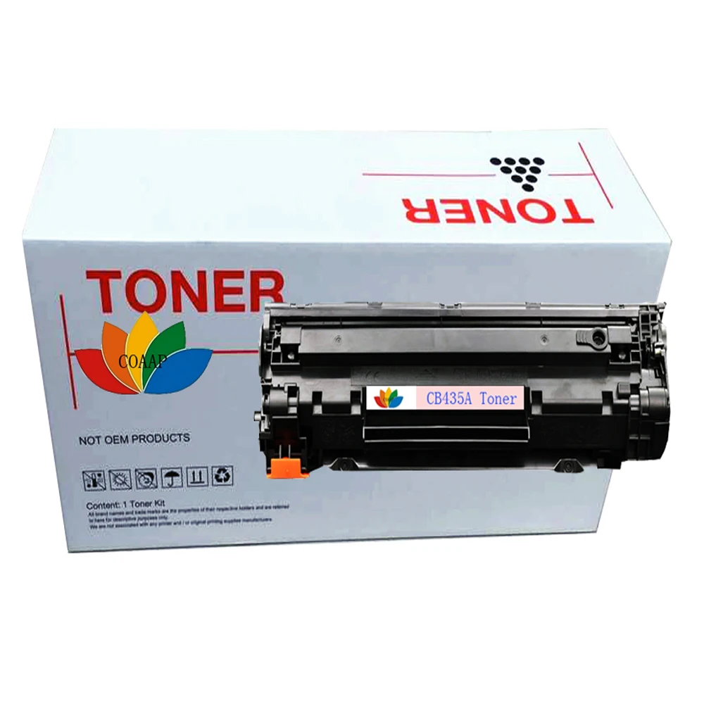 Coaap Cb435A Di Toner Compatibile Per Hp Laserjet P1005, P1006, P1007, P1008-35A-Nero
