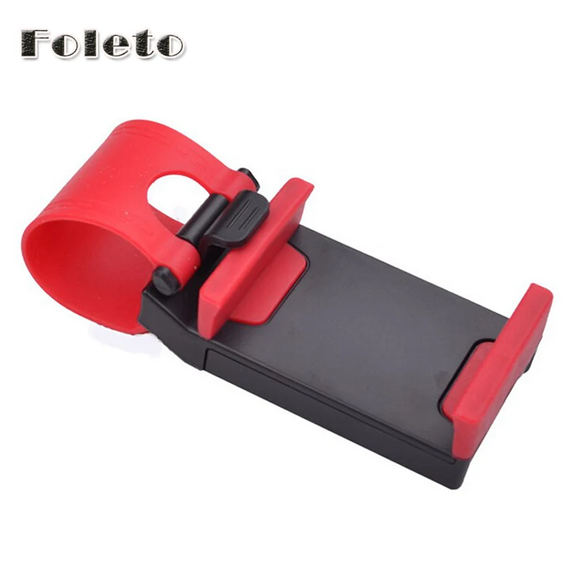 New Universal Car Steering Wheel Mount Holder Rubber Band Per Iphone Ipod Mp4 Gps Mobile Sostegni Telefono Di Trasporto Libero