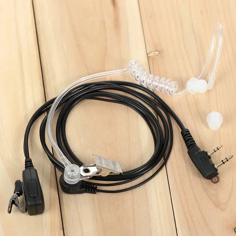 Y1Ub Sorveglianza 2Pin Mic Auricolare Headsrt Per Motorola Radio Bidirezionale Gp300 Gp88S