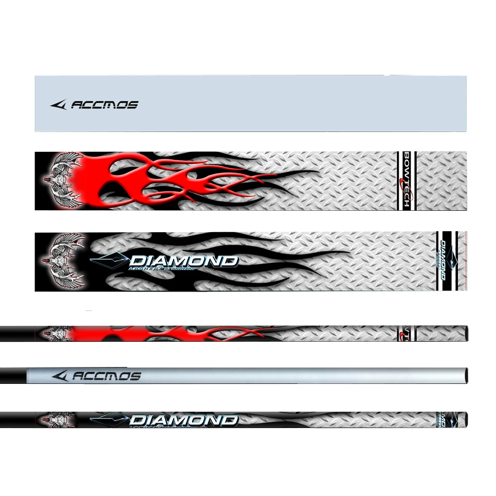 14 Pcs Arrow Wraps Tiro Con L'Arco In Fibra Di Vetro Carbonio Legno Bambù Alluminio Freccia Adesivo Colorato Accessorio Fai Da Te Fare Freccia