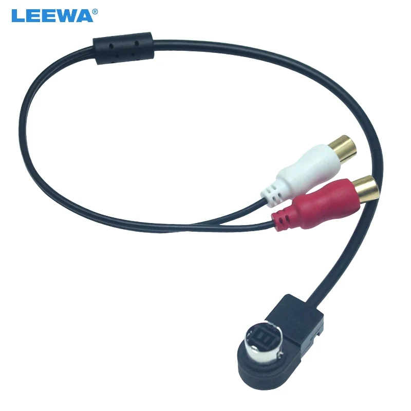 Leewa Car Audio Radio Aux-In 2Rca Cavo Aux Adattatore Per Alpine Kca-121B Jvc Ai-Net Lettore 9887 105 117 9855 # Ca6250