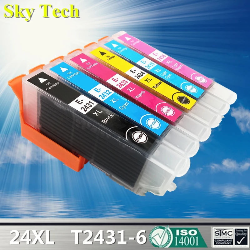24Xl Cartucce Compatibili Per T2431-T2436, Per Epson Expression Photo Xp-55 Xp-750 Xp-760 Xp-850 Xp-860 Xp-950 Xp-960 Ecc