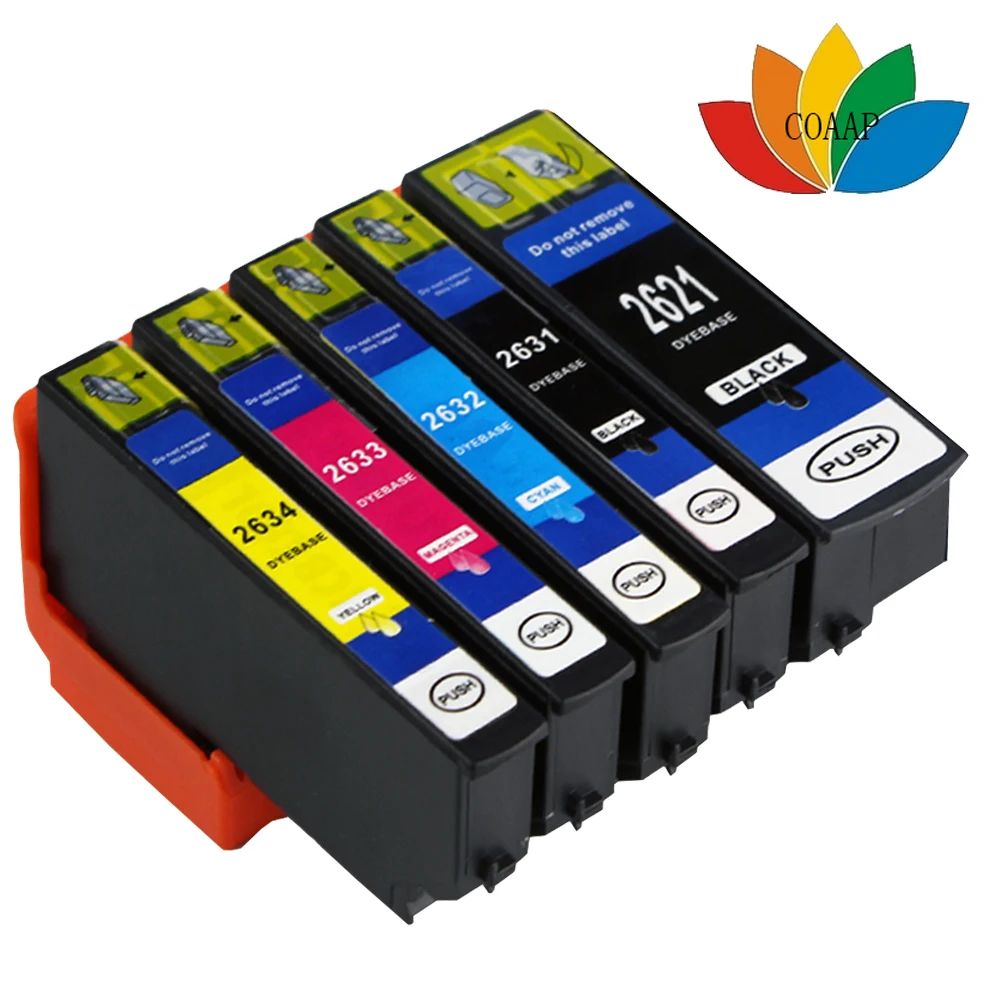 1 Set Di T2635 26Xl Compatibile Cartuccia Di Inchiostro Per Epson Xp-520 Xp-620 Xp-615 Xp-625 Xp-700 Xp-710 Xp-720 Stampante