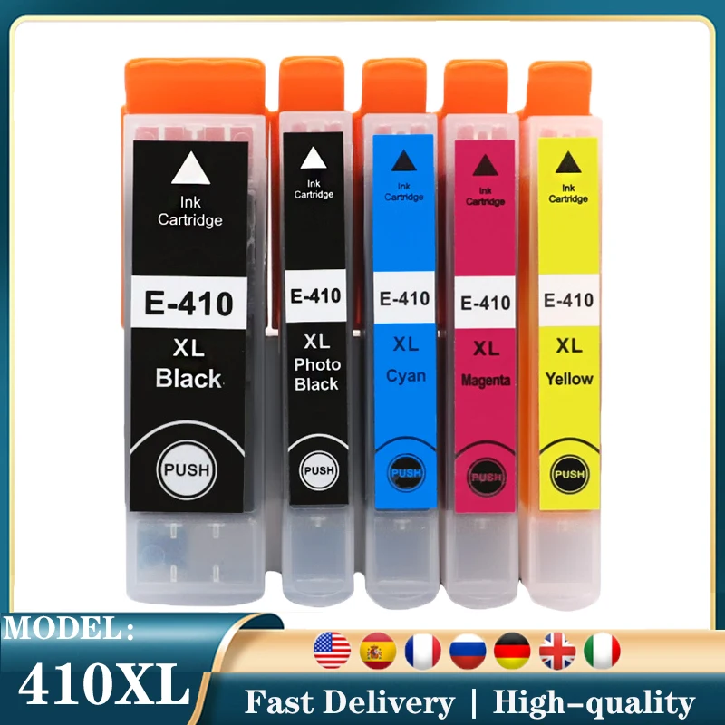 Sostituzione Della Cartuccia Di Inchiostro T410Xl 410Xl 410Xl 410 Xl Per Stampante Epson Expression Xp-630 Xp-7100 Xp-830 Xp-640 Xp-530