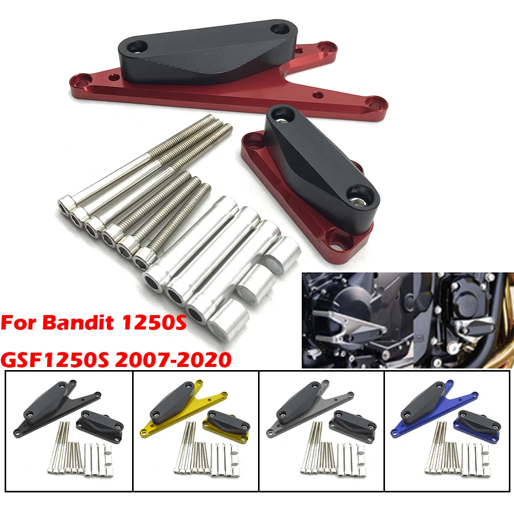 Moto Right Engine Case Saver Cover Guard Crash Pad Frame Slide Per Suzuki Bandit 1250 S Gsf1250S Gsf 1250 S 2007-2019 2020