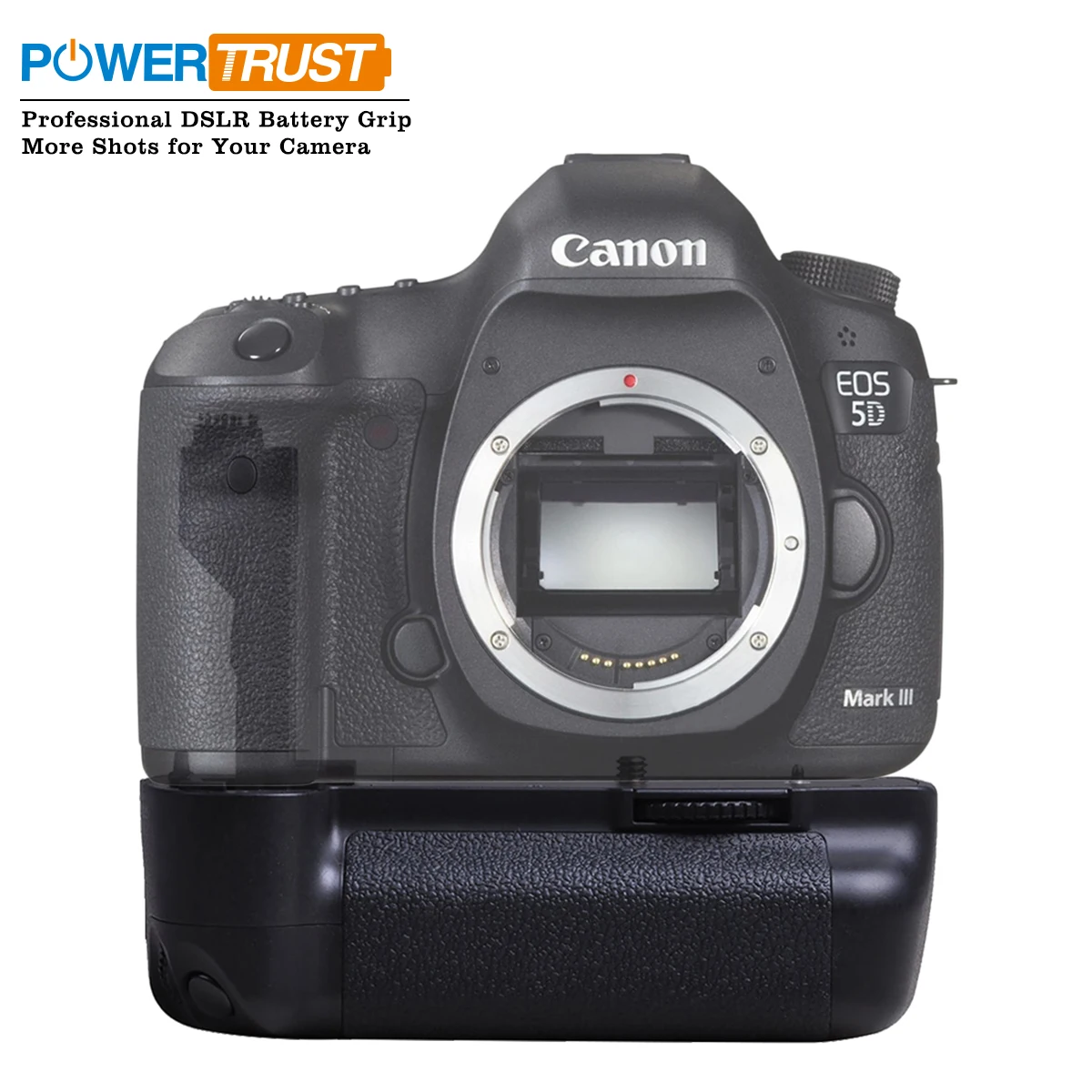 Powertrust Verticale Bg-E6 Presa Della Batteria Per Canon 5D Mark Ii 5D2 Sostituzione Bg-E6 Lavoro Con Lp-E6 Batteria