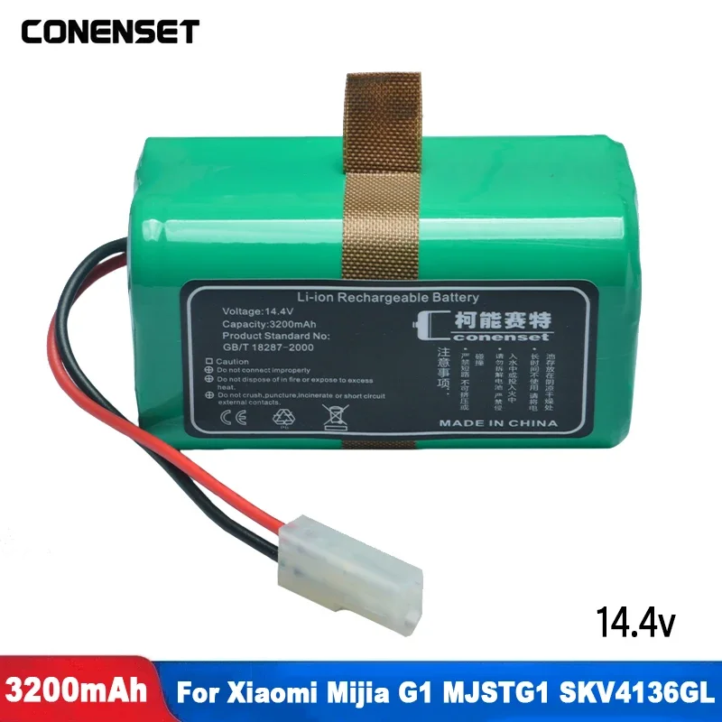 Batteria Di Ricambio 14.4V 3200Mah Per Rowenta Tefal Explorer 20 Explorer 40 Explorer 60 Robot Aspirapolvere Accessori Parti
