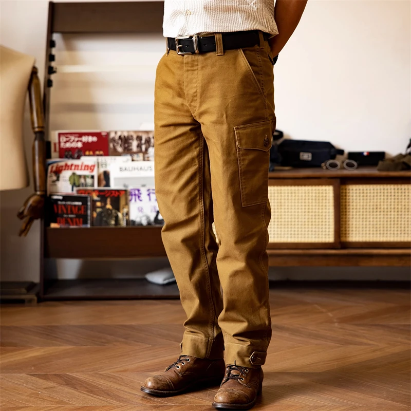 Pantaloni Da Aviatore Red Tornado Pantaloni Cargo Da Uomo Stile Vintage Robusto Amekaji