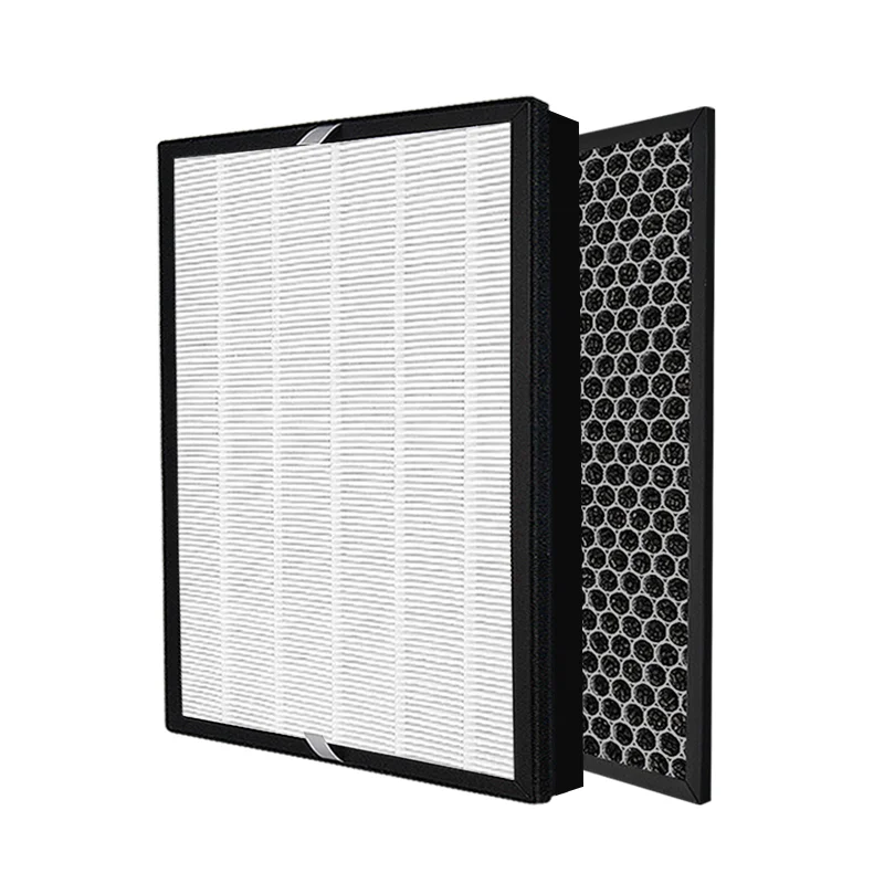 Per Sharp Fz-A80Sfe Purificatore D'Aria Hepa E Filtro A Carbone Attivo Adatto Per Sharp Fu-A80-W /Fu-A80A / Fu-A80A-W