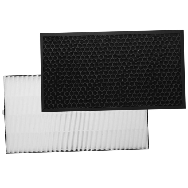 Confezione Da 2 Filtri Per Purificatore D'Aria Affilati Kc-D50 Kc-E50 Kc-F50 Filtro Hepa Filtro A Carbone Attivo