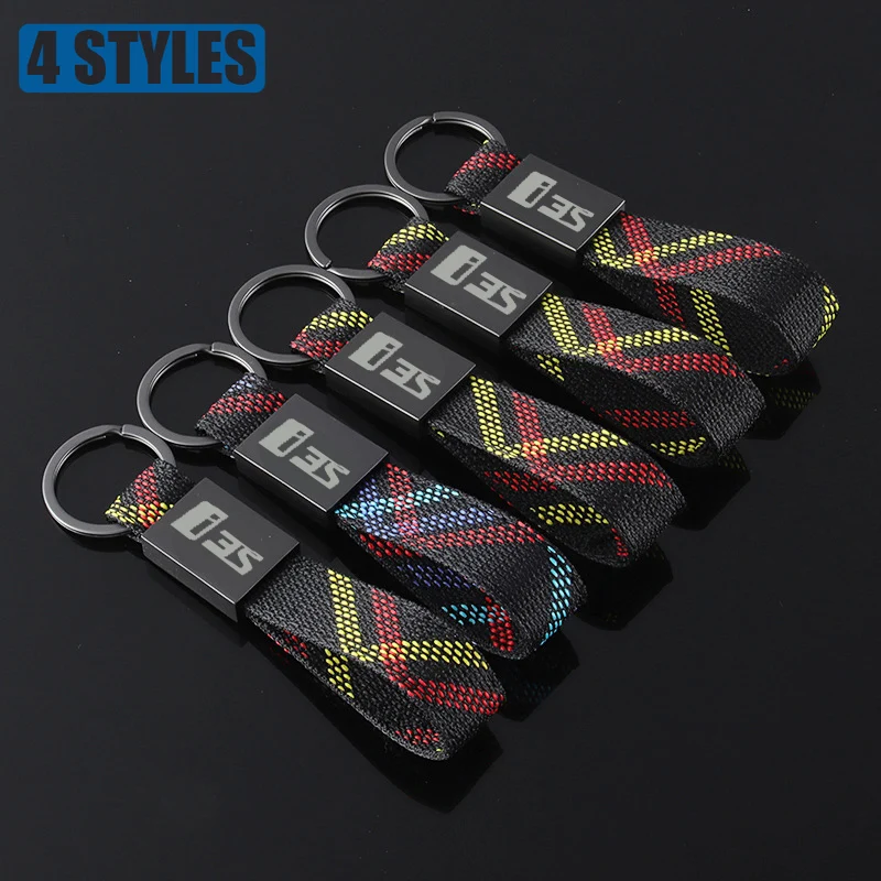 Oxford Cloth Metal Car Styling Portachiavi Portachiavi Per Bmw I3S Emblem X1 X2 X3 X5 X6 X7 I3 I3S I4 I8 Ix Ix3 Z4 Z8 E28 E26 B46 G01