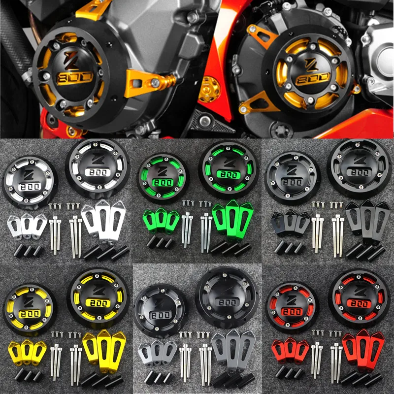Per Kawasaki Z800 Coperchio Statore Motore Protezione Lato Sinistro E Destro Per Kawasaki Z800 2013-2020 Coperchi Protezione Motore Z800