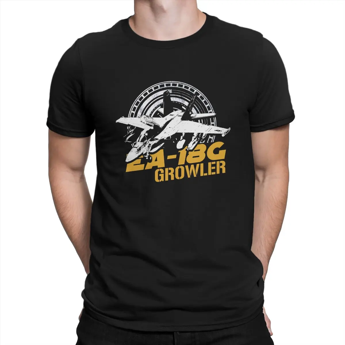 Ea18G Growler Airforce Pilot Gift Modern Warbird Men Tshirt Airplane Lover O Neck Top 100% Cotone T Shirt