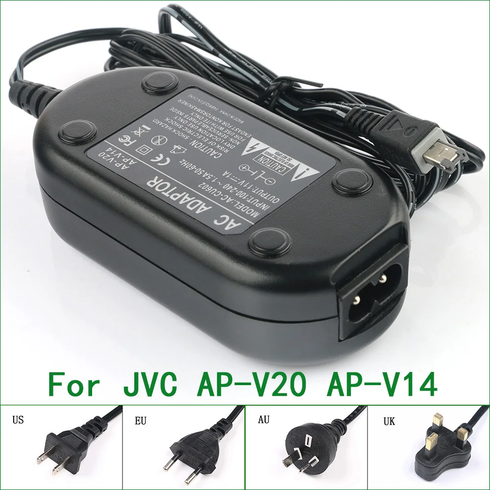 Adattatore Di Alimentazione Ca/Caricabatterie Per Jvc Gr-D220 Gr-D228 Di Gr-D250 Gr-D239 Gr-D240 Gr-D245 Gr-D225 Gr-D270 Gr-D720