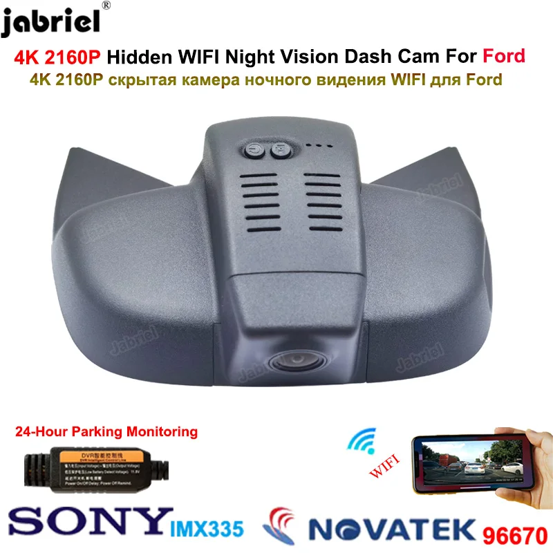 Per Ford Focus Mk4 Per Ford Focus 2018 2019 2020 2021 2022 4K Dash Cam Car Camera Uhd 2160P Auto Wifi Car Dvr Videoregistratore