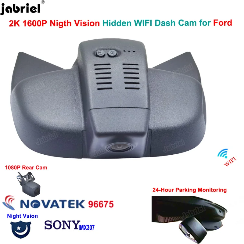 Per Ford Focus Per Ford Focus Mk4 2018 2019 2020 2021 2022 2K 1600P Auto Wifi Car Dvr Car Camera Dash Cam 24H Videoregistratore