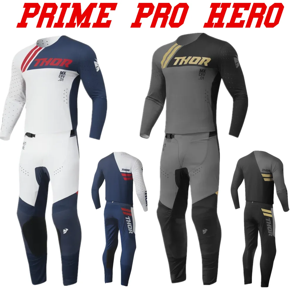 Thor Prime Pro Mx Combo Dirt Bike Gear Set Motocross Off Road Moto Jersey Set