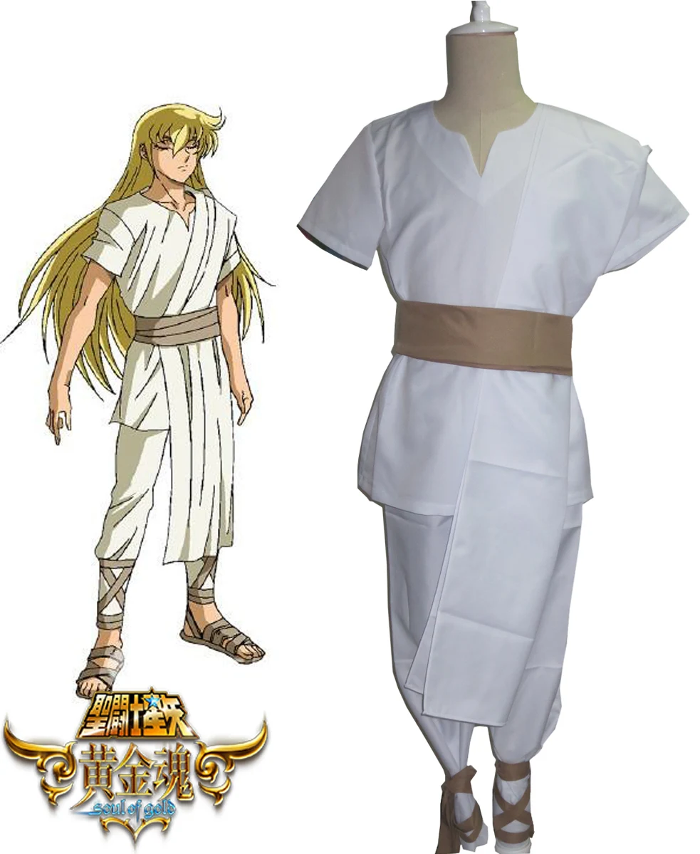 Saint Seiya Virgo Shaka Cosplay Saint Seiya:Soul Of Gold Saints Virgo Shaka Costume Cosplay Su Misura
