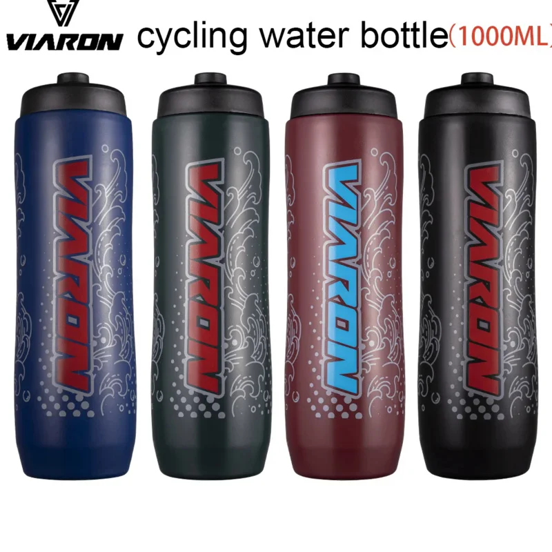 Viaron Bottiglie D'Acqua Per Bicicletta 1000Ml Cycling Water Canister 1L Squeeze Gym Bike Bottle Sport Pp5 Ad Alta Capacità