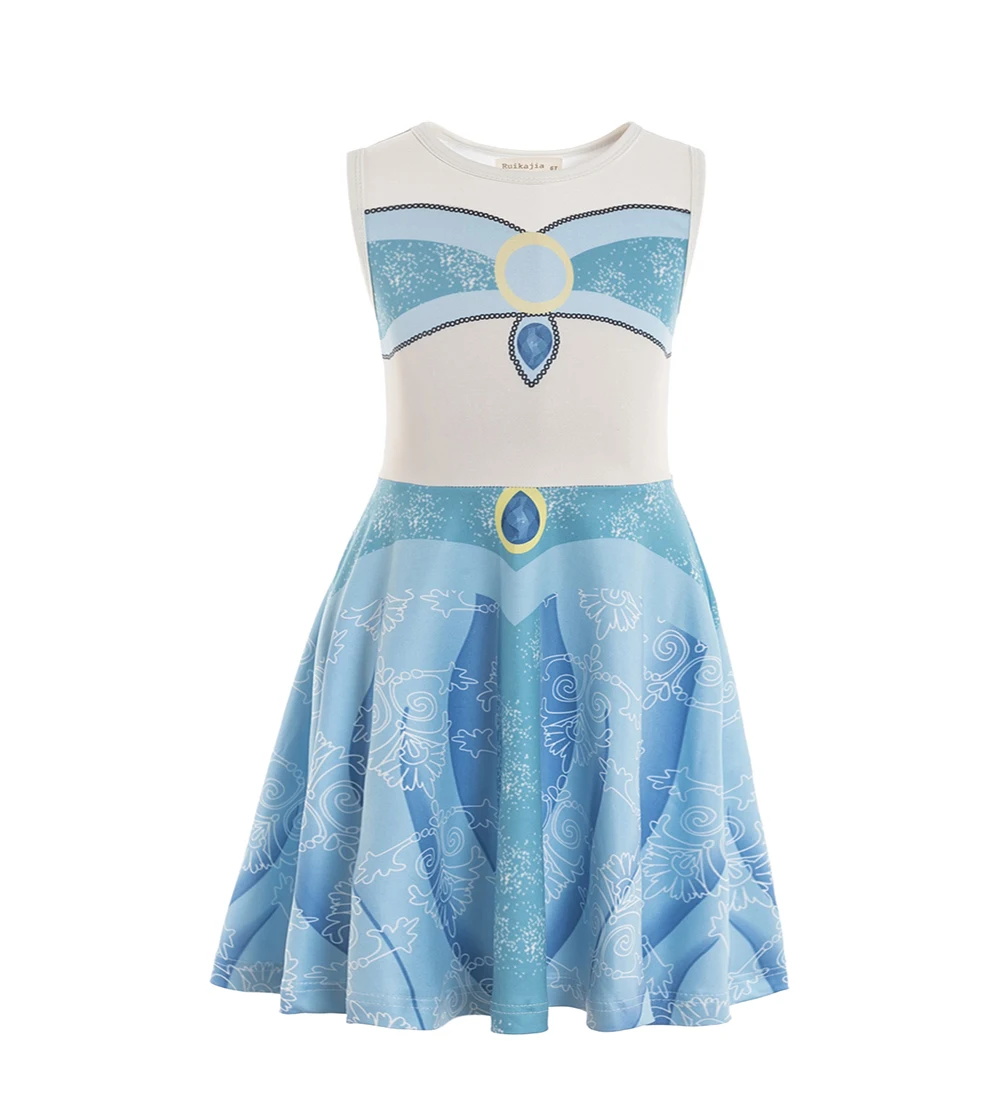 Stock Jasmine Dress Princess Costume Pink Dress Jasmine Aladin Dress Pink Momi Boutique Dress Abbigliamento Per Bambini Vestiti Per Ragazze
