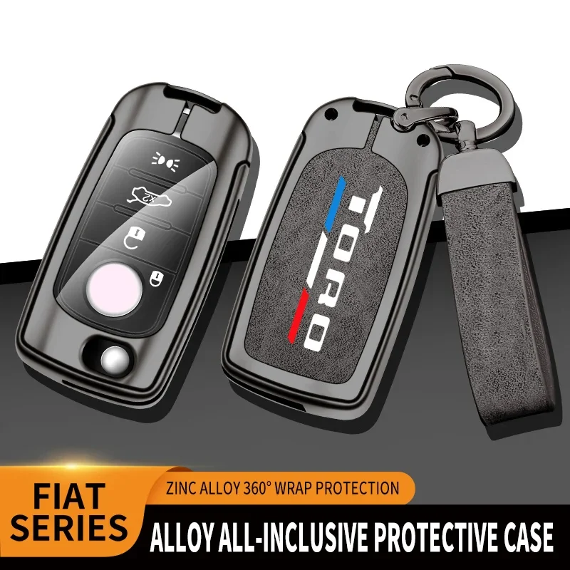 Portachiavi In Lega Di Zinco Tpu Per Auto Per Fait Tor Type Style Doblo 500X Point Argo Abarth Portachiavi Per Auto Accessori Per Guscio Chiave In Met