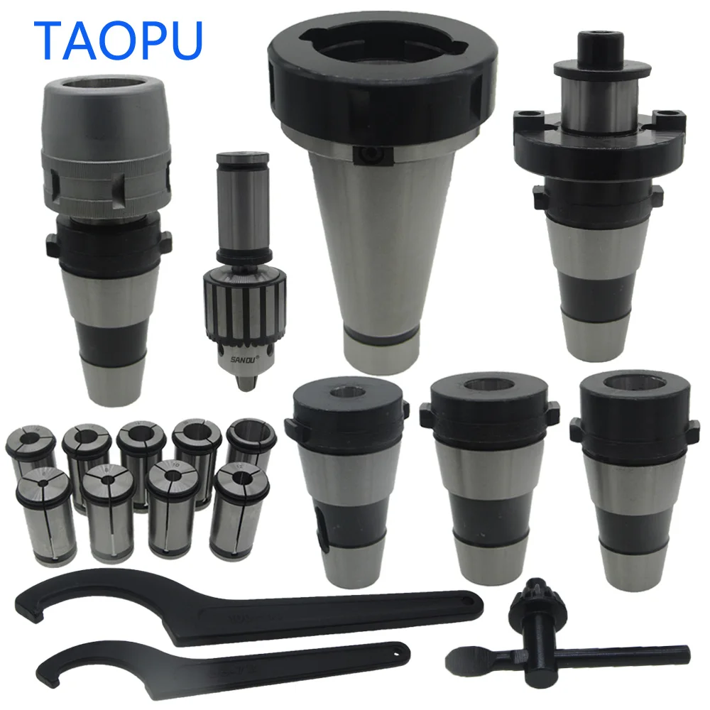 Jxt25-50 Cambio Rapido Fresatura Chuck Set Nt50 Corpo Principale Nt45 C32 Power Mill Chuck Mohs Manica 7:24 Gambo Fresa Manica