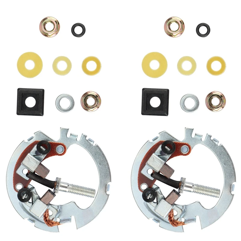 2X For Honda Trx 250 350 400 450 500 Rancher Foreman Recon Starter Brush Plate Rebuild Kit 31206-Mn4-008