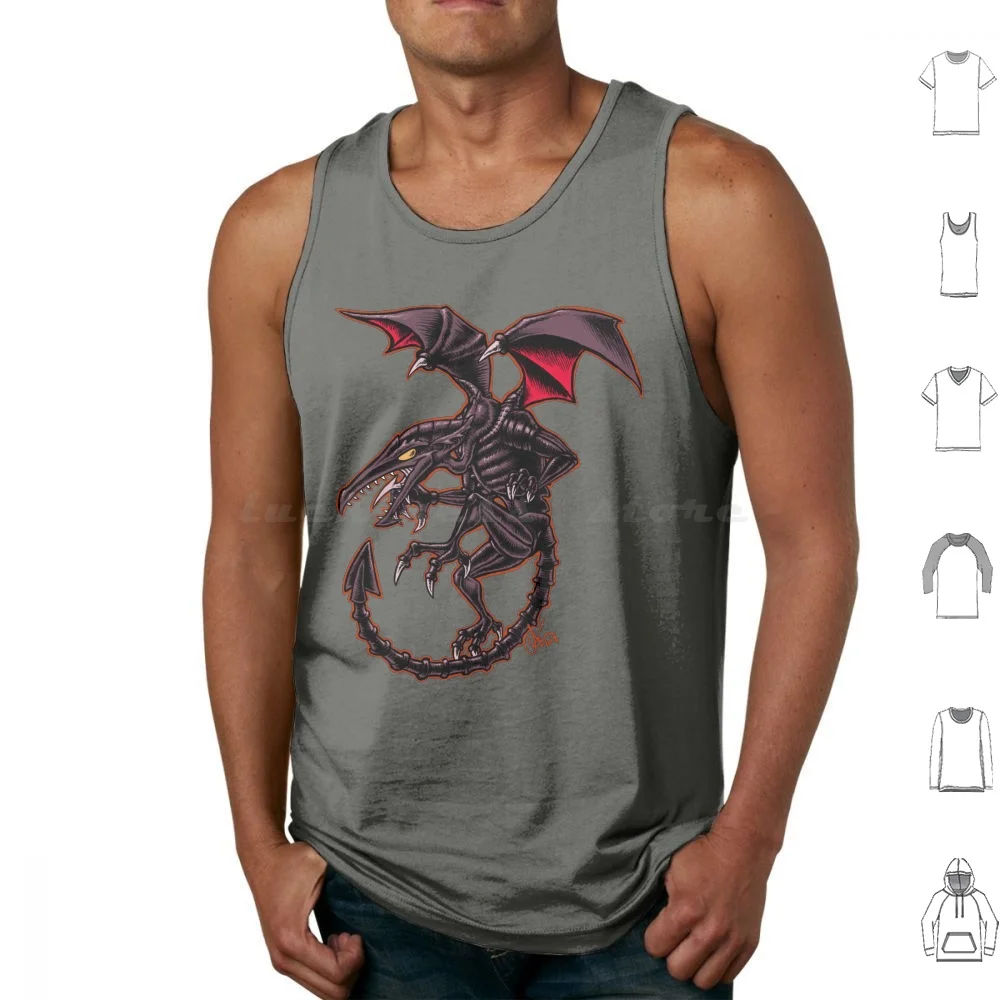 The Astute God Of Death Canotte Gilet Senza Maniche Metroid Ridley Videogioco Snes Retro Game Monster Dragon