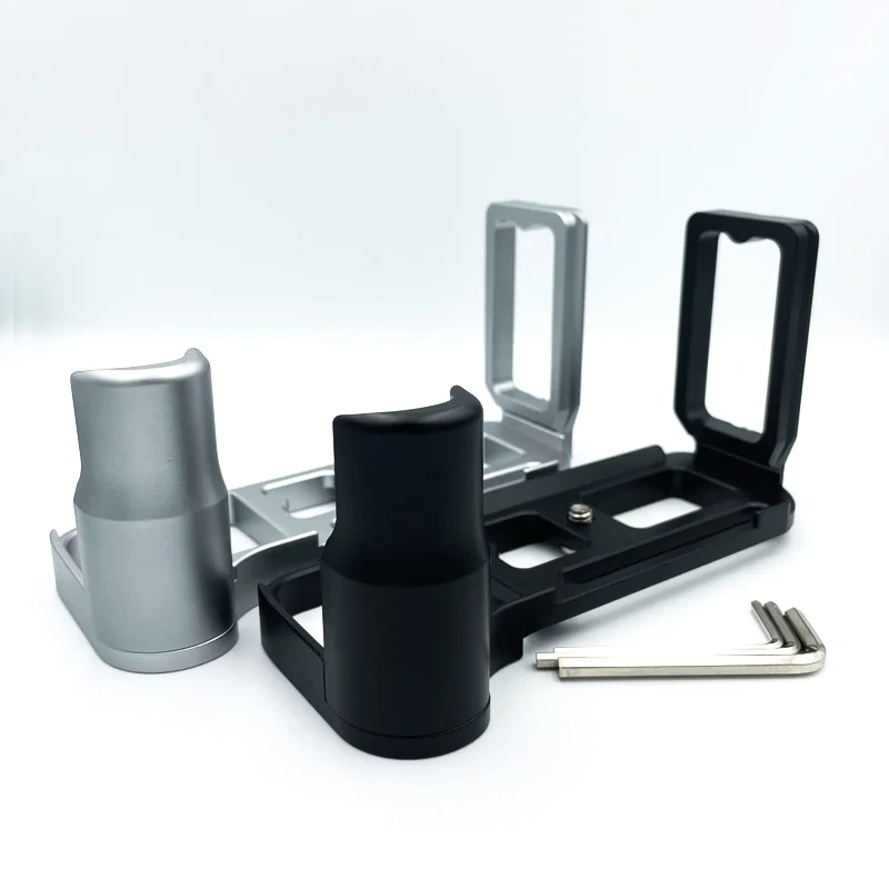 Qr Vertical L Staffa Piastra Grip Holder Per Nikon Df Camera Arca Treppiede Ballhead