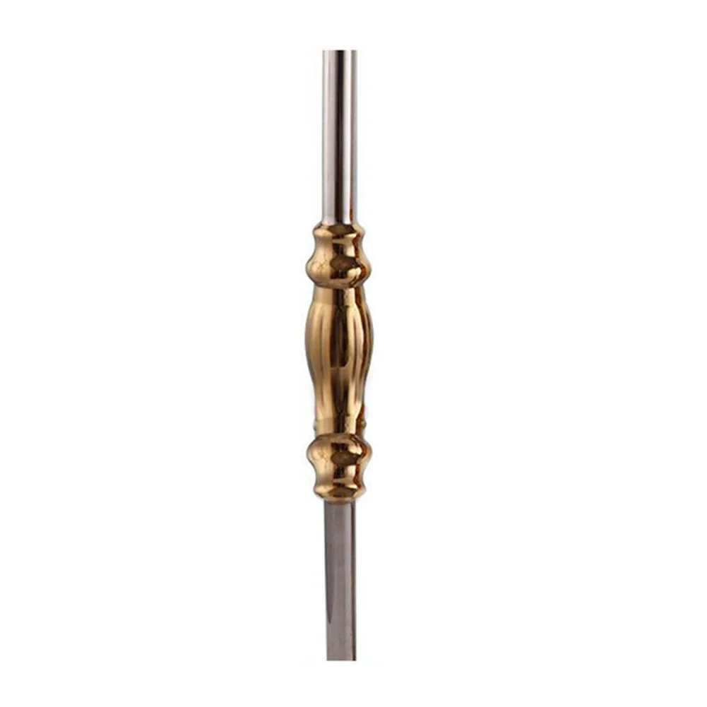 Durevole Nuove Aste Balaustra Parti Mandrini Di Ricambio Scala In Acciaio Inox Bianco/Oro 1 Pz 565X25Mm Accesso