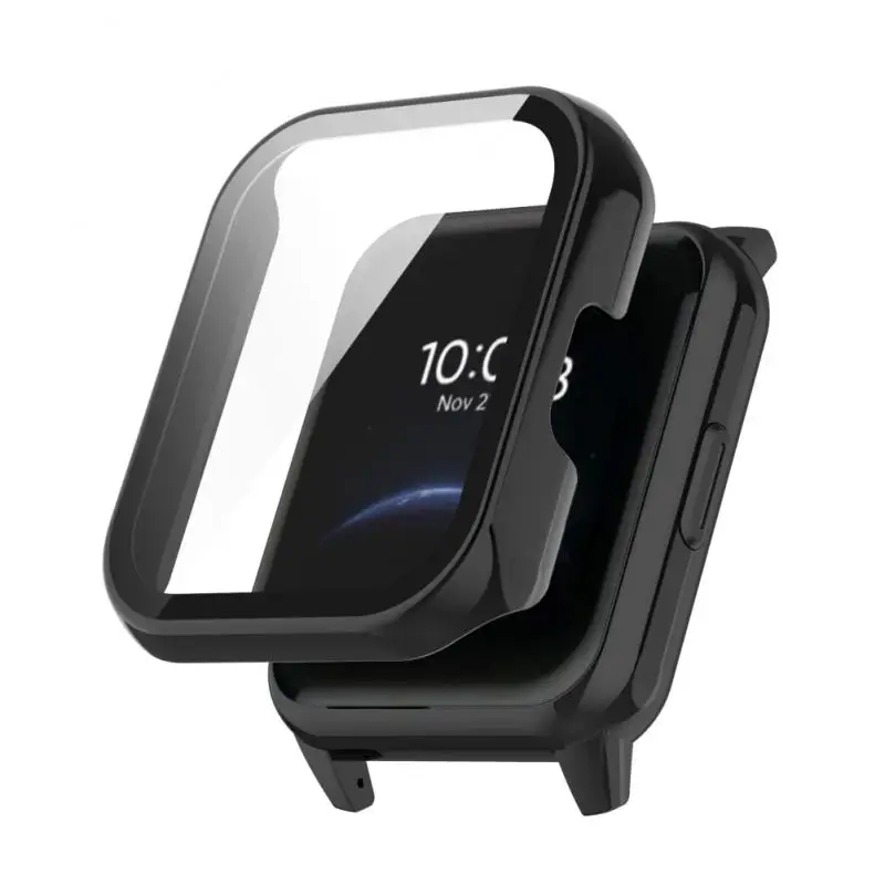 Smart Accessories Protector Pc Case Smart Watch Per Realme Watch 2 Case Watch Case Guscio Protettivo In Vetro Temperato Copertura Completa