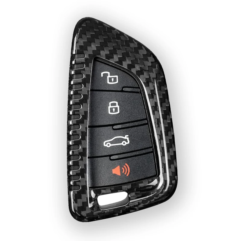 Per Toyota Supra Key Cover, Real Carbon Fiber Key Fob Case Shell Protector Per Toyota Supra A90 Remote Key Pouch Accessori Per Auto