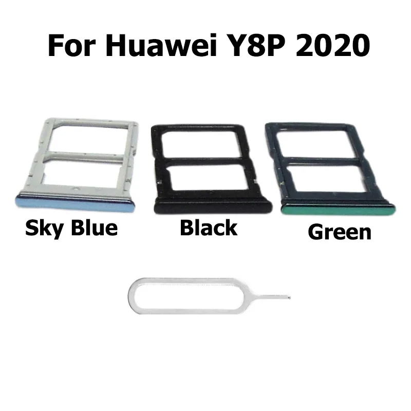 Per Huawei Y8P 2020 Connettore Supporto Slot Vassoio Scheda Sim Aqm-Lx1 Aqm-L21 Parti Di Ricambio