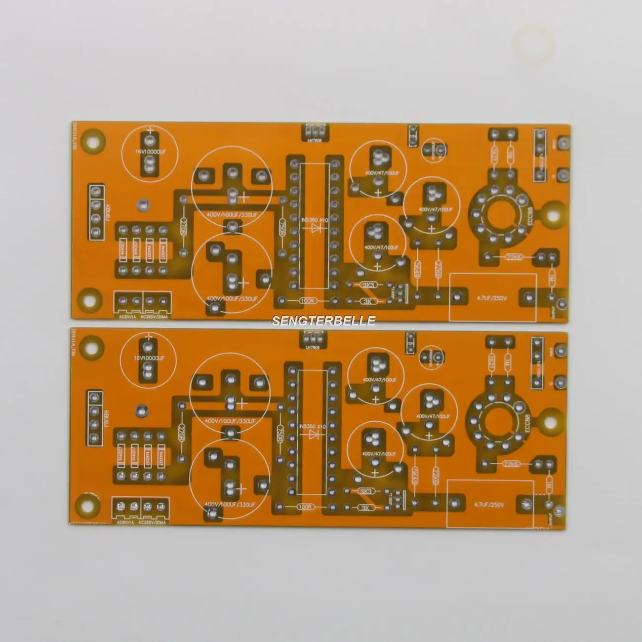 Hifi One Pair Ecc88 Tube Mono Preamplificatore Board Pcb Base Su D Klimo Melin Preamp Circuit
