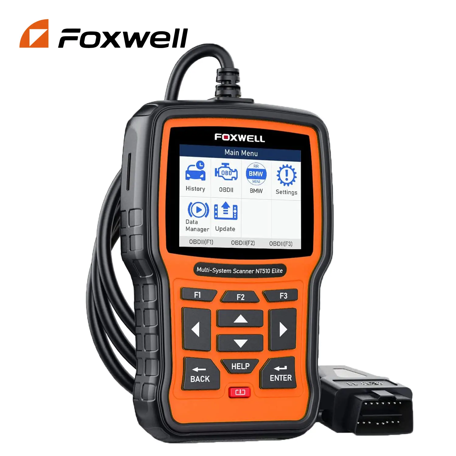 Scanner Obd2 Per Bmw Foxwell Nt510 Elite Sistema Completo Lettore Di Codici Per Auto Strumento Diagnostico Test Attivo Bidirezionale Scanner Automatic