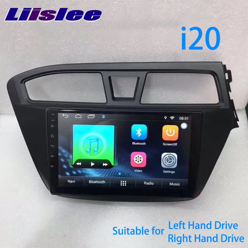Liislee Car Multimedia Gps Hi-Fi Audio Radio Stereo Per Hyundai Elite I20 Gb 2014 ~ 2018 Navigazione In Stile Originale Navi