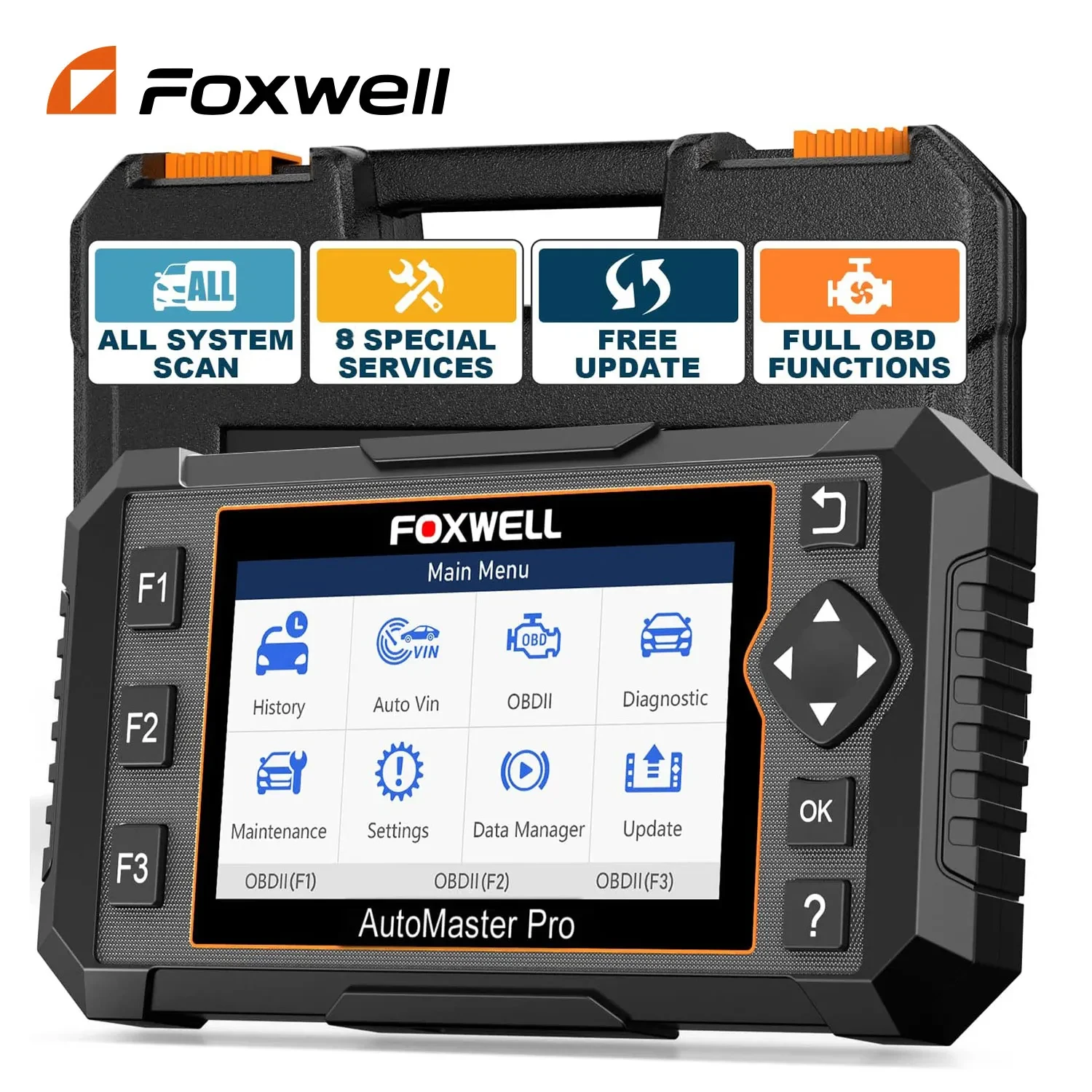 Foxwell Nt624 Elite Obd 2 Scanner Automobilistico Scanner Professionale Per Auto Sistema Completo Epb Servizio Olio Reset Lettore Di Codici Obdii Eobd
