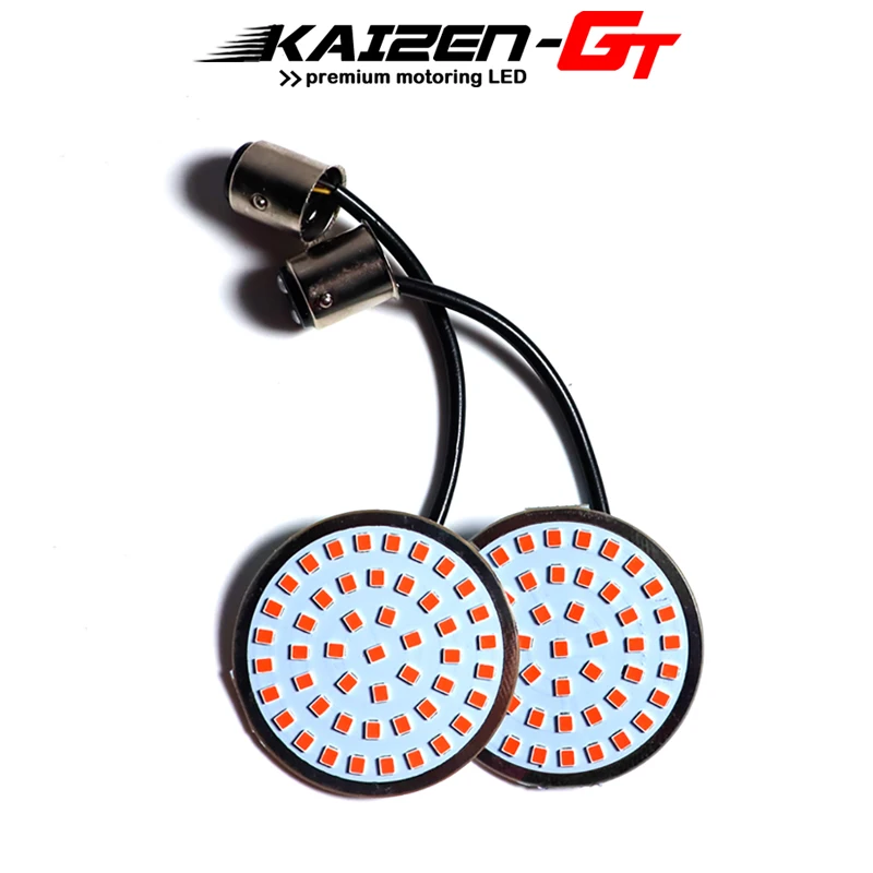 High Power 48-Smd Red Led Bullet 1157 Lampadine Per Indicatori Di Direzione Posteriori Per Moto Harley-Davidson Softail Sportster Road Glide