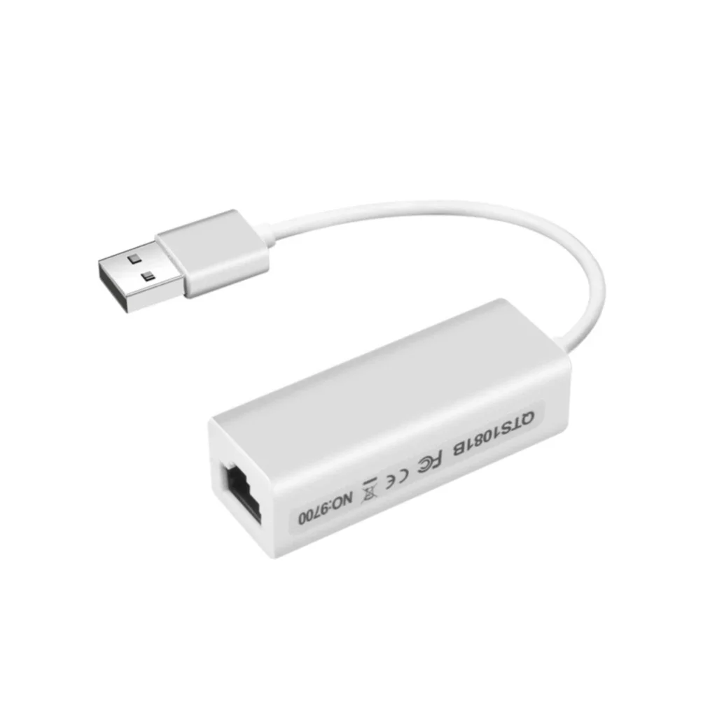 200Pcs High Speed Usb 2.0 To Rj45 Ethernet Network Lan Adapter Card For Pc Laptop Windows Xp
