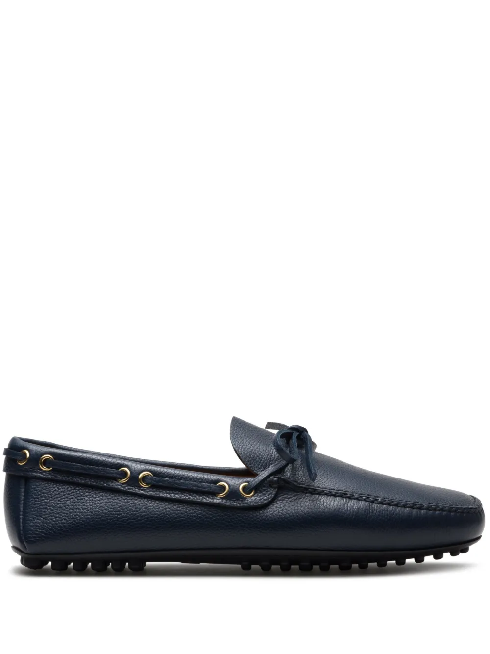 Car Shoe Driving leather loafers - Blu