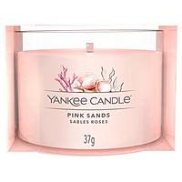 Candela Yankee Candle Votiva Colore Rosa 1686380E