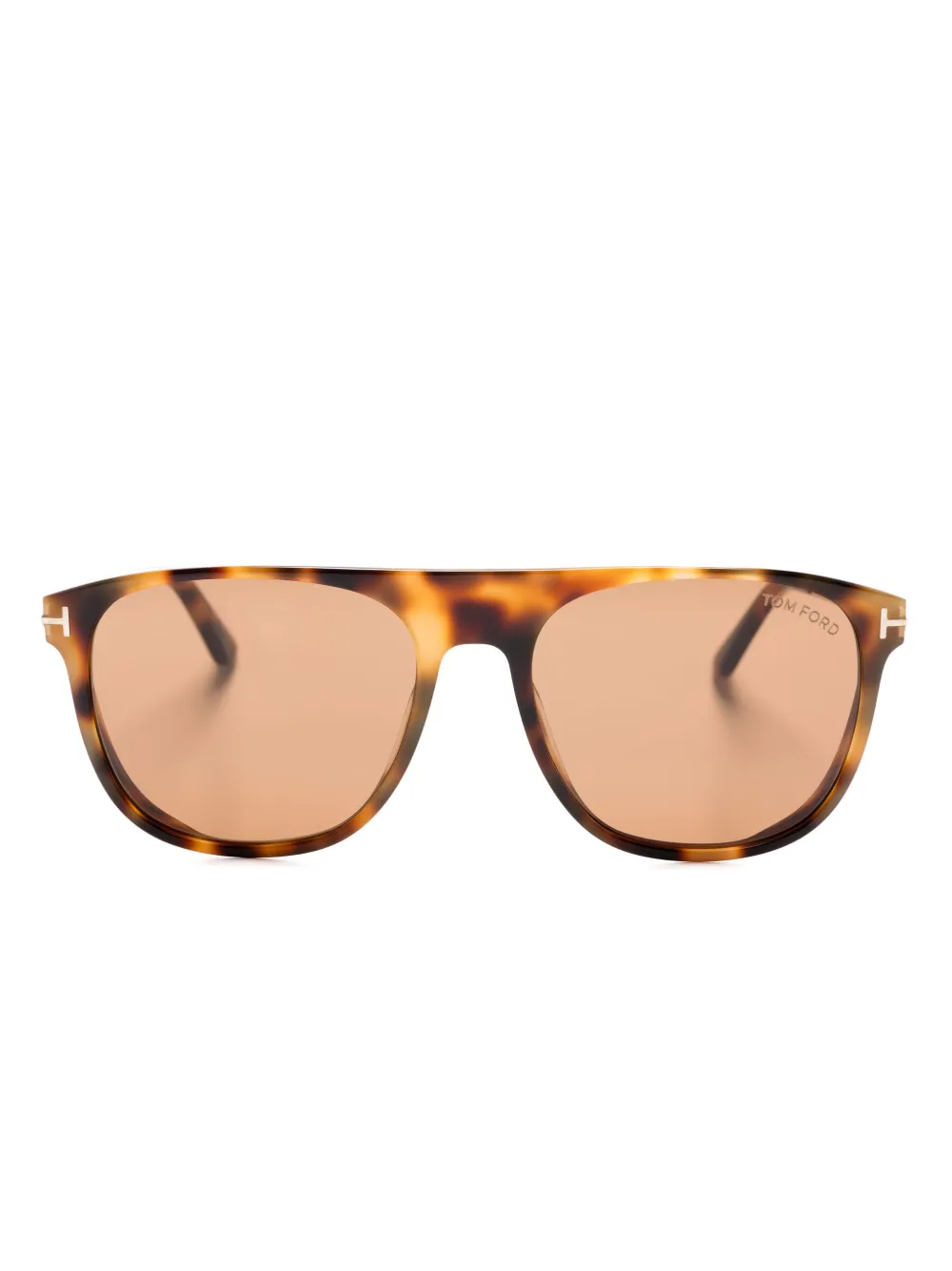 TOM FORD Eyewear Lionel wayfarer-frame sunglasses - Marrone