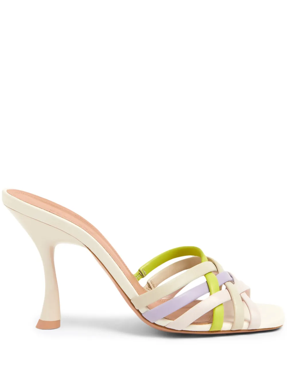 Malone Souliers West 90mm leather sandals - Toni neutri